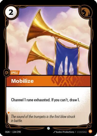 Mobilize (134/298) - Origins Foil - Origins - Card Brawlers | Quebec | Canada |