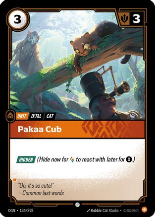 Pakaa Cub (135/298) - Origins Foil - Origins - Card Brawlers | Quebec | Canada |