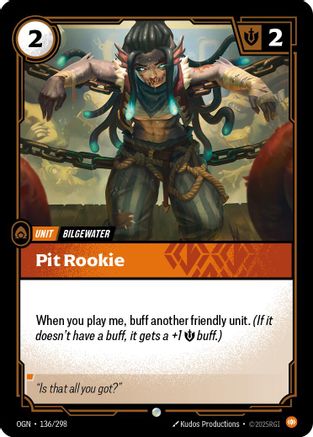 Pit Rookie (136/298) - Origins Foil - Origins - Card Brawlers | Quebec | Canada |