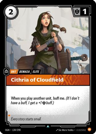 Cithria of Cloudfield (139/298) - Origins Foil - Origins - Card Brawlers | Quebec | Canada |