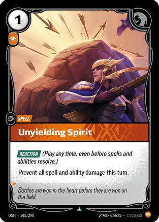 Unyielding Spirit (145/298) - Origins Foil - Origins - Card Brawlers | Quebec | Canada |