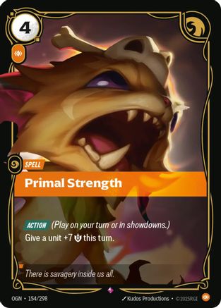 Primal Strength (154/298) - Origins Foil - Origins - Card Brawlers | Quebec | Canada |