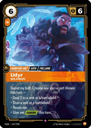 Udyr - Wildman (157/298) - Origins Foil - Origins - Card Brawlers | Quebec | Canada |