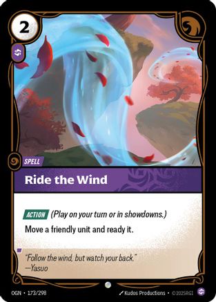 Ride The Wind (173/298) - Origins Foil - Origins - Card Brawlers | Quebec | Canada |