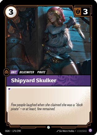 Shipyard Skulker (175/298) - Origins Foil - Origins - Card Brawlers | Quebec | Canada |