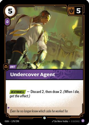 Undercover Agent (178/298) - Origins - Origins - Card Brawlers | Quebec | Canada |