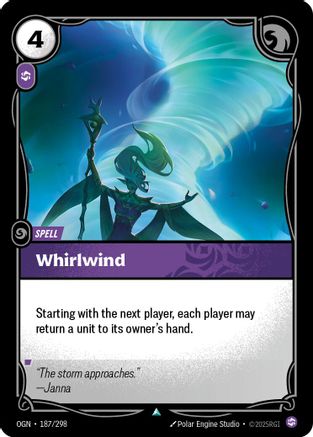 Whirlwind (187/298) - Origins - Origins - Card Brawlers | Quebec | Canada |