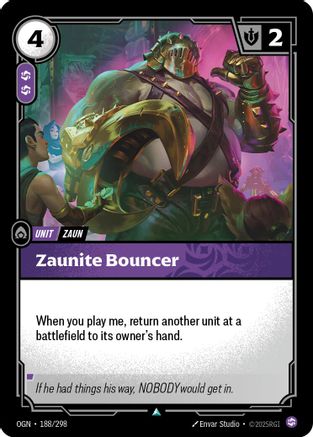 Zaunite Bouncer (188/298) - Origins Foil - Origins - Card Brawlers | Quebec | Canada |