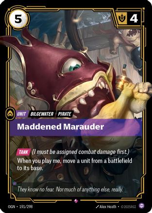 Maddened Marauder (191/298) - Origins - Origins - Card Brawlers | Quebec | Canada |