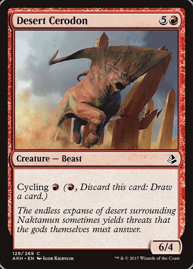 Desert Cerodon [Amonkhet] - Magic: The Gathering - Card Brawlers | Quebec | Canada |