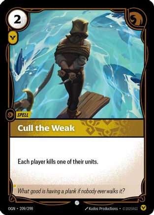 Cull the Weak (209/298) - Origins Foil - Origins - Card Brawlers | Quebec | Canada |