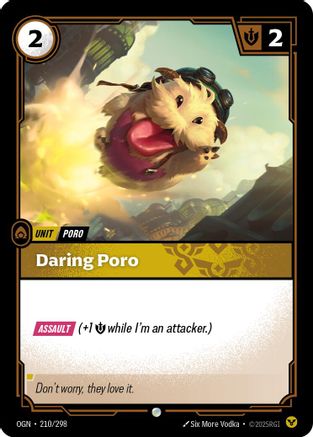Daring Poro (210/298) - Origins - Origins - Card Brawlers | Quebec | Canada |