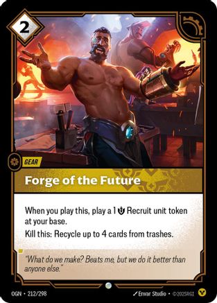 Forge of the Future (212/298) - Origins - Origins - Card Brawlers | Quebec | Canada |