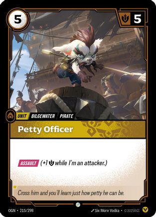 Petty Officer (215/298) - Origins - Origins - Card Brawlers | Quebec | Canada |
