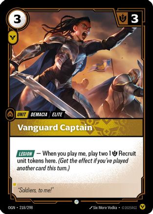Vanguard Captain (218/298) - Origins - Origins - Card Brawlers | Quebec | Canada |