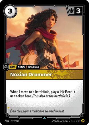 Noxian Drummer (222/298) - Origins Foil - Origins - Card Brawlers | Quebec | Canada |