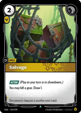 Salvage (224/298) - Origins Foil - Origins - Card Brawlers | Quebec | Canada |