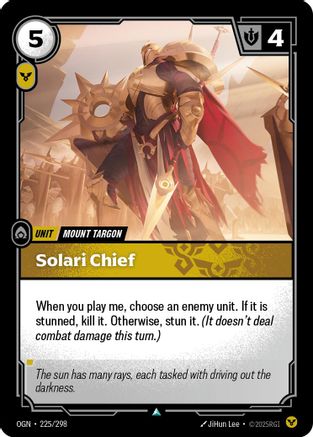 Solari Chief (225/298) - Origins - Origins - Card Brawlers | Quebec | Canada |