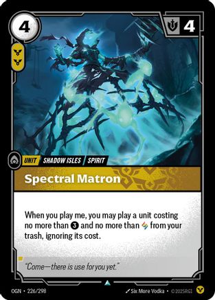 Spectral Matron (226/298) - Origins - Origins - Card Brawlers | Quebec | Canada |