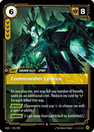 Commander Ledros (231/298) - Origins Foil - Origins - Card Brawlers | Quebec | Canada |
