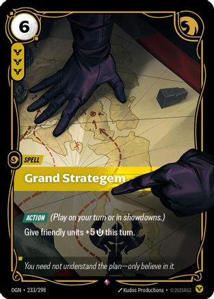 Grand Strategem (233/298) - Origins Foil - Origins - Card Brawlers | Quebec | Canada |
