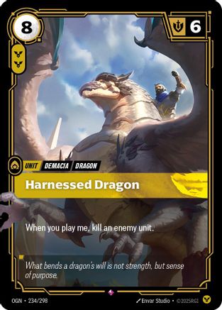 Harnessed Dragon (234/298) - Origins Foil - Origins - Card Brawlers | Quebec | Canada |