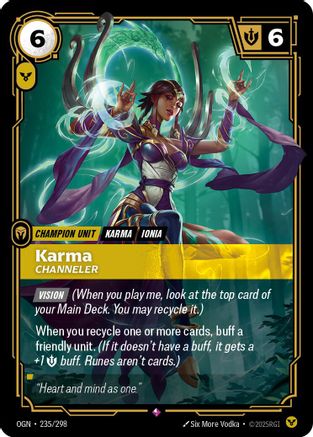 Karma - Channeler (235/298) - Origins Foil - Origins - Card Brawlers | Quebec | Canada |