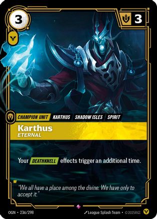 Karthus - Eternal (236/298) - Origins Foil - Origins - Card Brawlers | Quebec | Canada |
