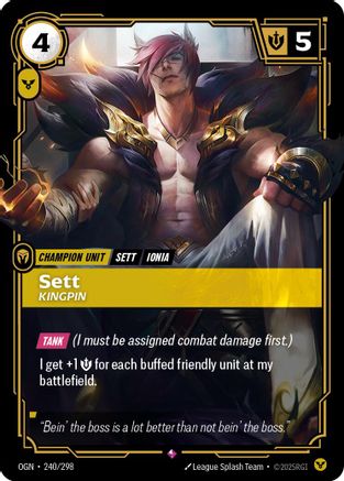 Sett - Kingpin (240/298) - Origins Foil - Origins - Card Brawlers | Quebec | Canada |