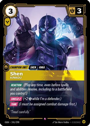 Shen - Kinkou (241/298) - Origins Foil - Origins - Card Brawlers | Quebec | Canada |