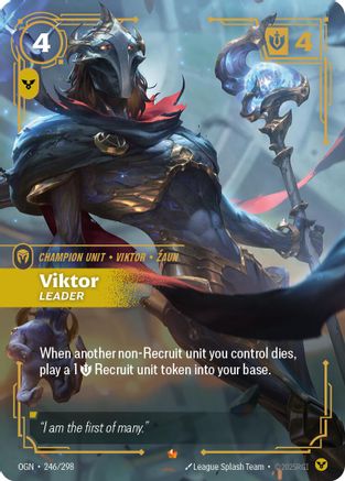 Viktor - Leader (246/298) - Origins Foil - Origins - Card Brawlers | Quebec | Canada |