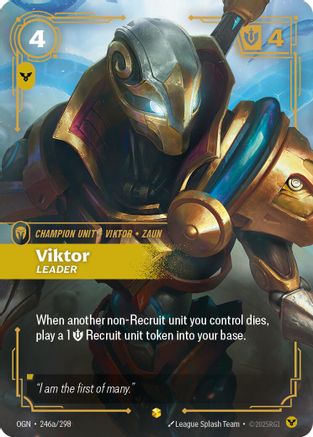 Viktor - Leader (Alternate Art) (246a/298) - Origins Foil - Origins - Card Brawlers | Quebec | Canada |