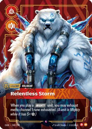 Volibear - Relentless Storm (249/298) - Origins Foil - Origins - Card Brawlers | Quebec | Canada |