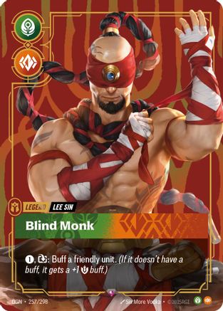 Lee Sin - Blind Monk (257/298) - Origins Foil - Origins - Card Brawlers | Quebec | Canada |
