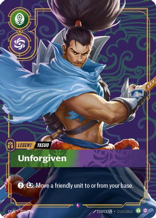 Yasuo - Unforgiven (259/298) - Origins Foil - Origins - Card Brawlers | Quebec | Canada |