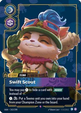 Teemo - Swift Scout (263/298) - Origins Foil - Origins - Card Brawlers | Quebec | Canada |