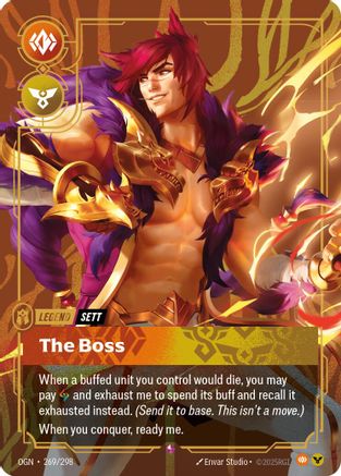 Sett - The Boss (269/298) - Origins Foil - Origins - Card Brawlers | Quebec | Canada |