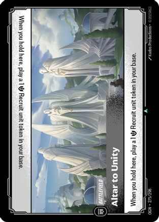 Altar to Unity (275/298) - Origins - Origins - Card Brawlers | Quebec | Canada |