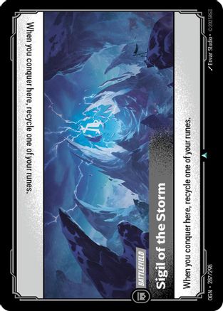 Sigil of the Storm (287/298) - Origins Foil - Origins - Card Brawlers | Quebec | Canada |