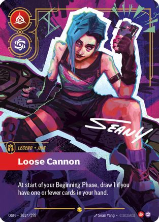 Jinx - Loose Cannon (Signature) (301*/298) - Origins Foil - Origins - Card Brawlers | Quebec | Canada |