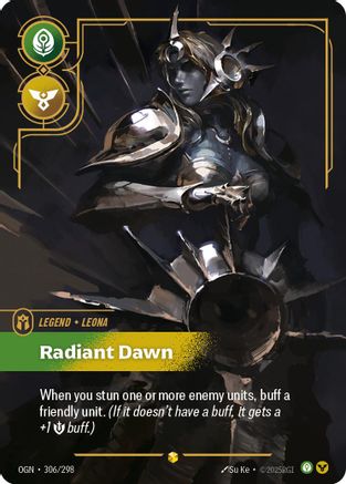 Leona - Radiant Dawn (Showcase) (306/298) - Origins Foil - Origins - Card Brawlers | Quebec | Canada |