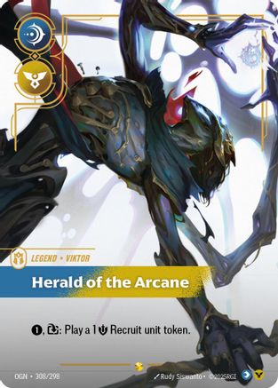 Viktor - Herald of the Arcane (Showcase) (308/298) - Origins Foil - Origins - Card Brawlers | Quebec | Canada |