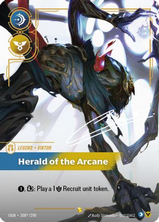 Viktor - Herald of the Arcane (Signature) (308*/298) - Origins Foil - Origins - Card Brawlers | Quebec | Canada |