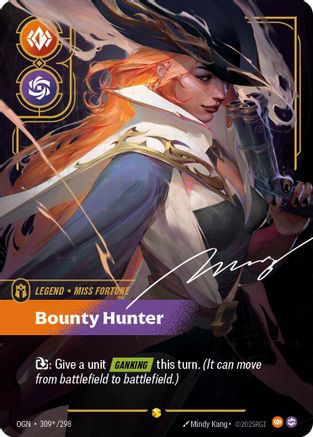 Miss Fortune - Bounty Hunter (Signature) (309*/298) - Origins Foil - Origins - Card Brawlers | Quebec | Canada |