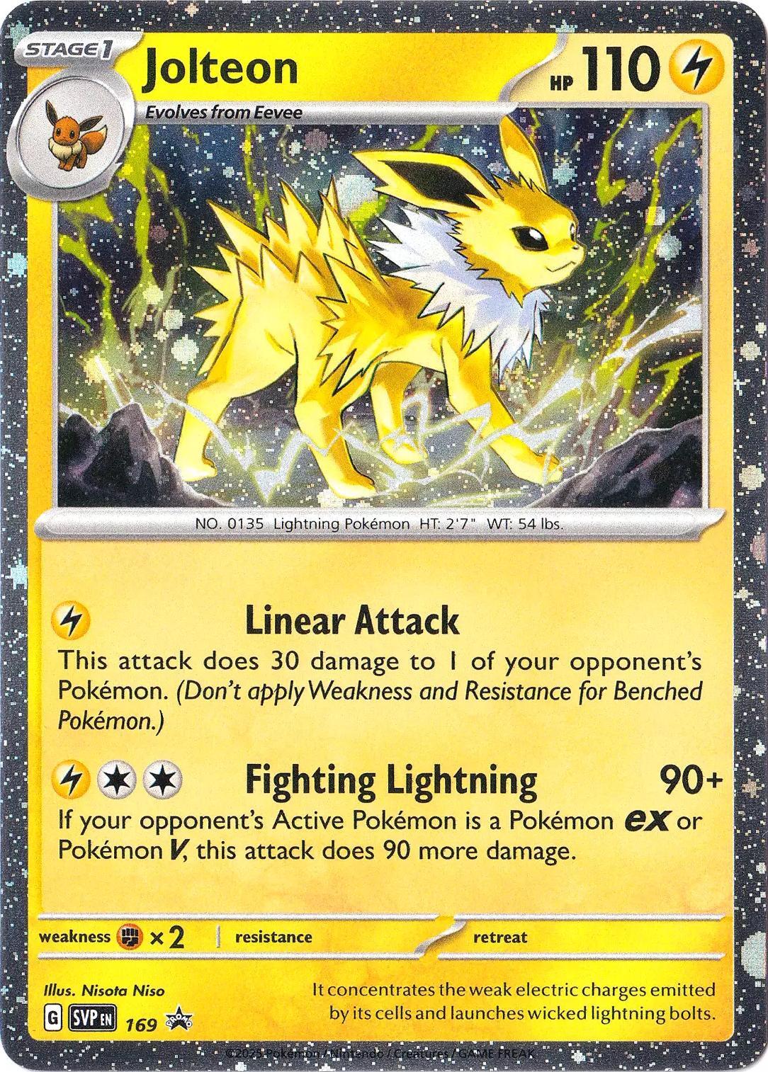 Jolteon (169) (Cosmos Holo) [Scarlet & Violet: Black Star Promos] - Pokémon - Card Brawlers | Quebec | Canada |
