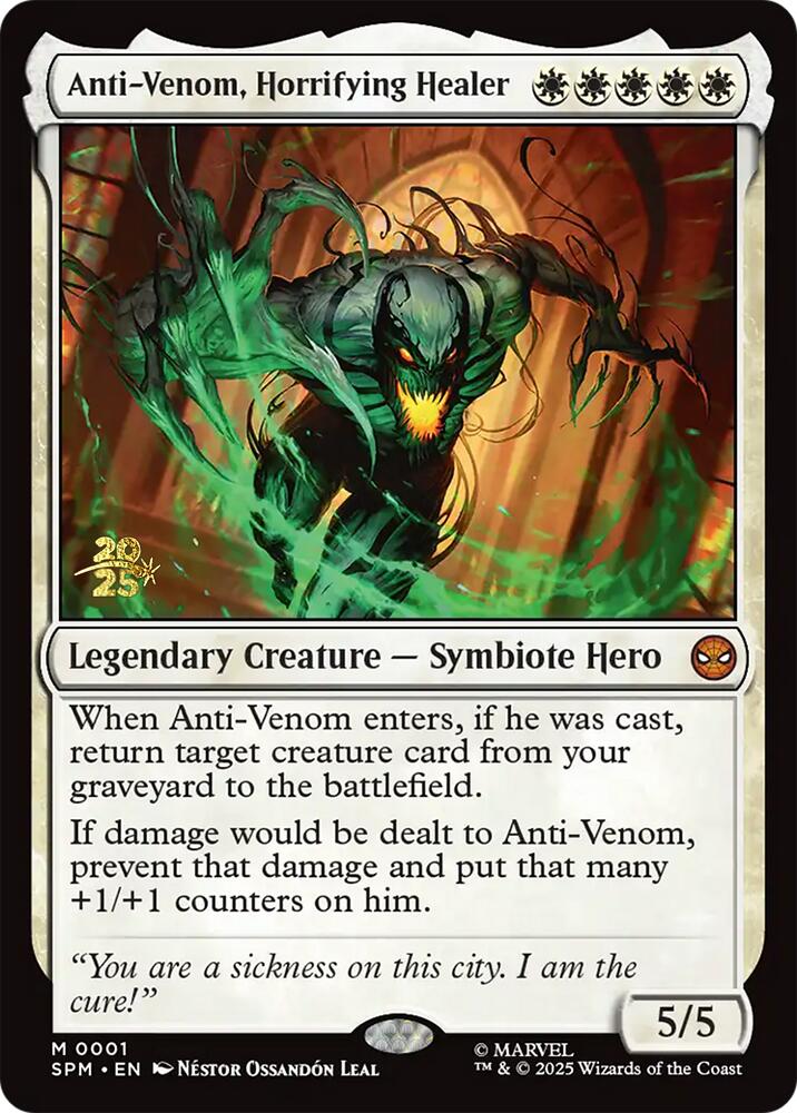 Anti-Venom, Horrifying Healer [Marvel's Spider-Man Prerelease Promos] - Magic: The Gathering - Card Brawlers | Quebec | Canada |