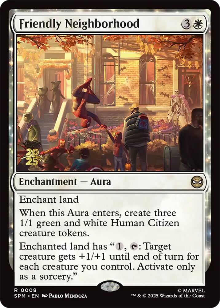Friendly Neighborhood [Marvel's Spider-Man Prerelease Promos] - Magic: The Gathering - Card Brawlers | Quebec | Canada |