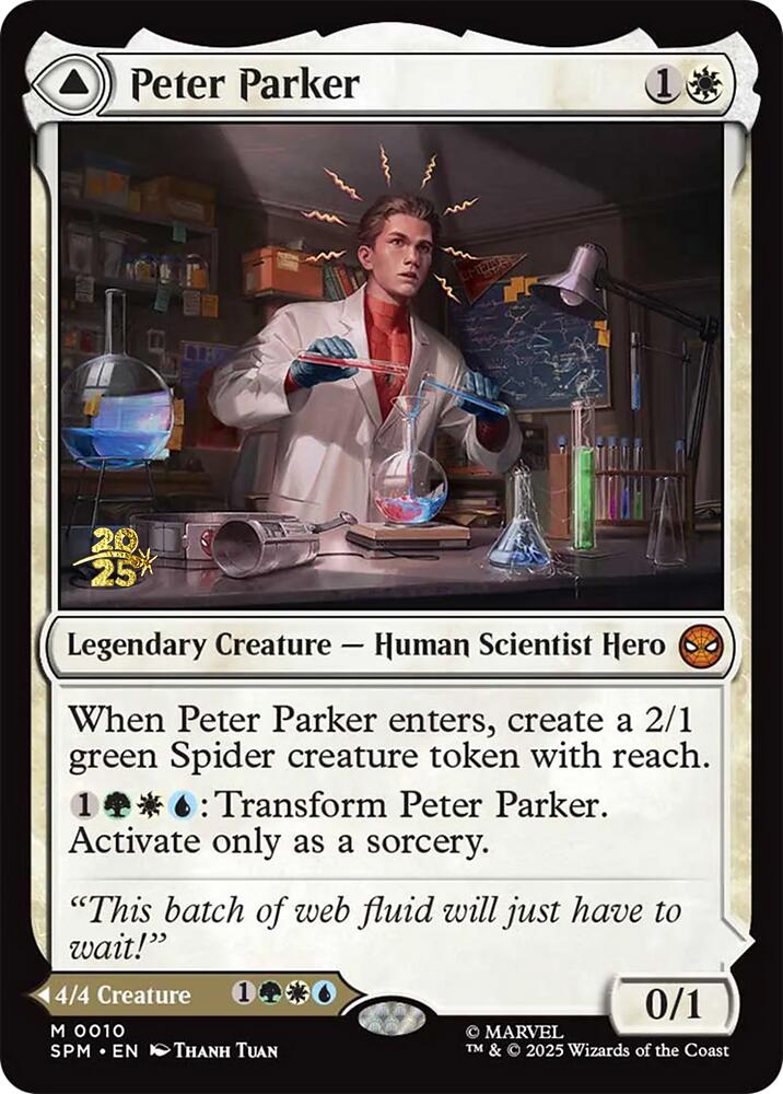 Peter Parker // Amazing Spider-Man [Marvel's Spider-Man Prerelease Promos] - Magic: The Gathering - Card Brawlers | Quebec | Canada |