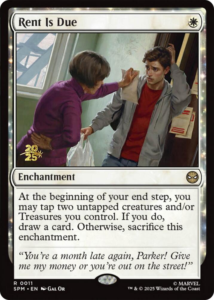 Rent Is Due [Marvel's Spider-Man Prerelease Promos] - Magic: The Gathering - Card Brawlers | Quebec | Canada |
