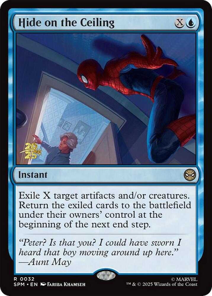 Hide on the Ceiling [Marvel's Spider-Man Prerelease Promos] - Magic: The Gathering - Card Brawlers | Quebec | Canada |